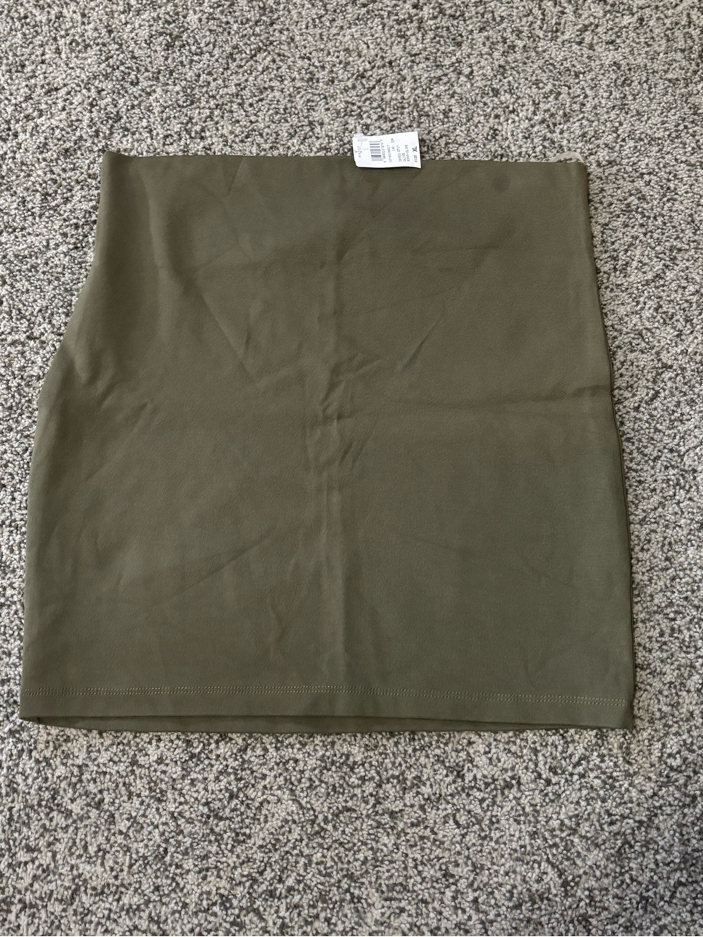 Windsor Olive Green Pencil Mini Skirt